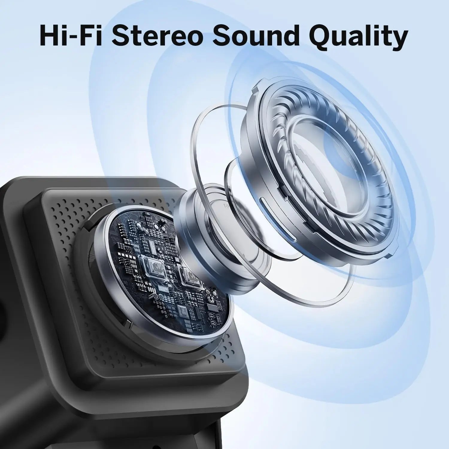 Ultimate 5-in-1 Wireless Induction Bluetooth Speaker with Phone Stand, Fast Charging, RGB Ambient Light & HD Stereo Sound